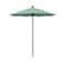 California Umbrella 7.5' Black Aluminum Market Patio Umbrella, Sunbrella Spectrum Mist 194061334195 - alternate 1
